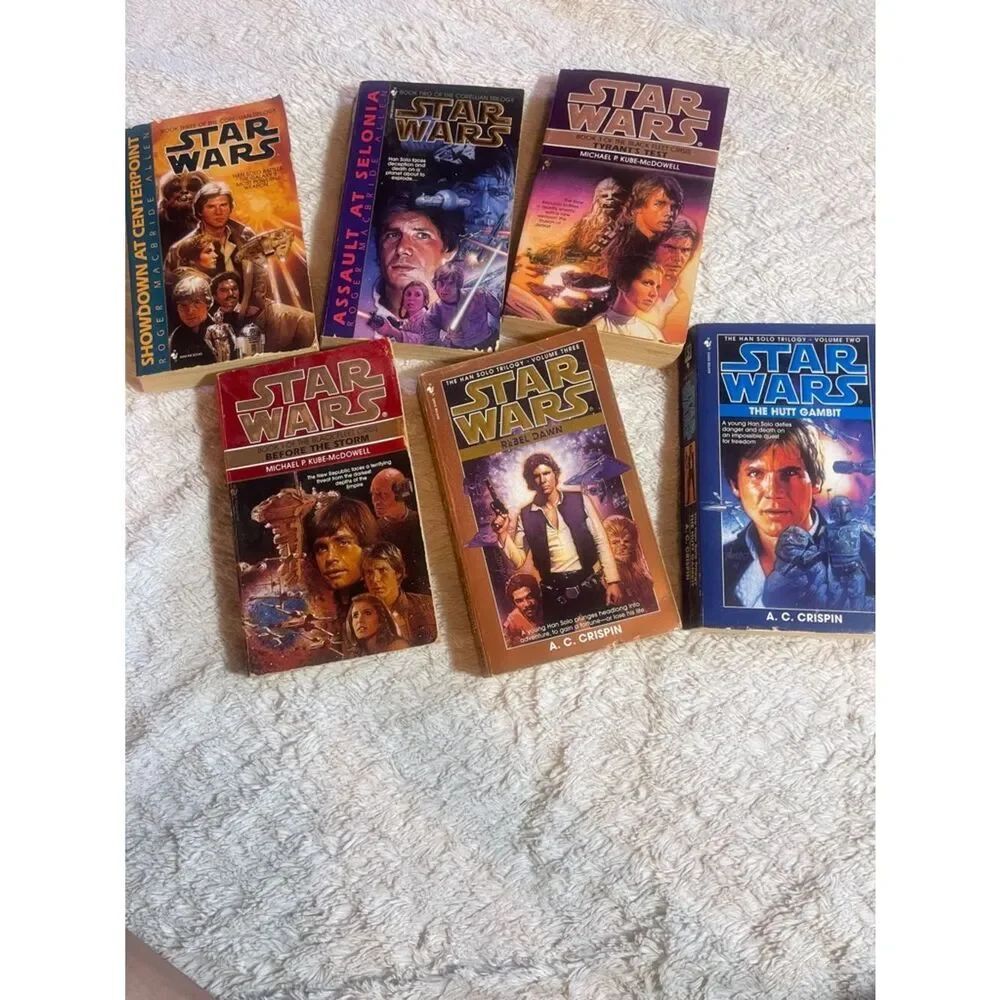 Star Wars Paperback Book Lot of 6